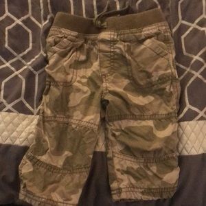 Camo shorts  6 to 12 months